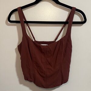 Rust Abercrombie Corset Top